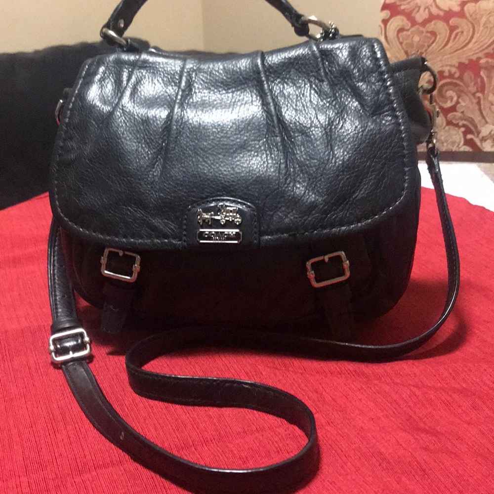 Original Coach Black leather bag